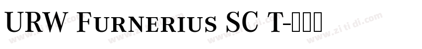 URW Furnerius SC T字体转换